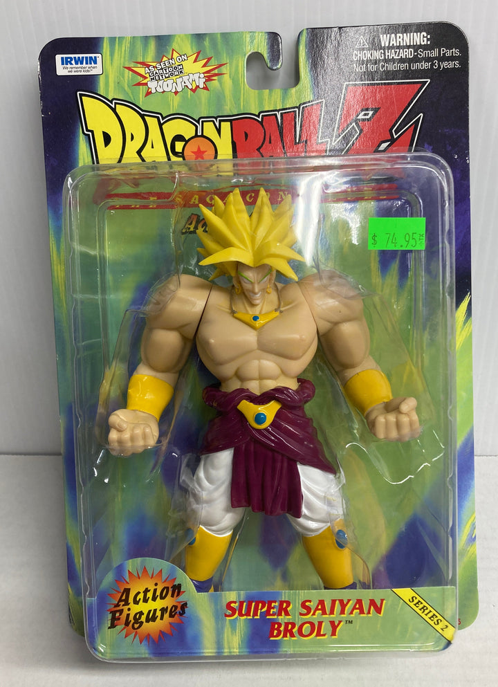 Dragon Ball Z Super Saiyan Broly 1999 Series 2 Action Figure - SEALED