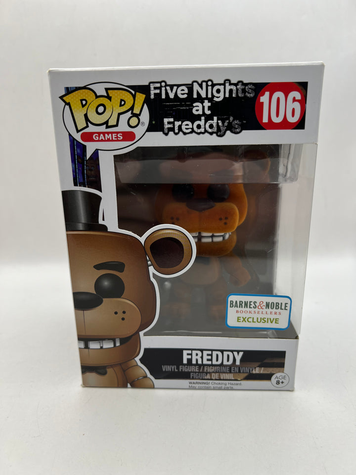 Funko Pop! #106 Five Nights at Freddy's - Freddy (Flocked B&N Exclusive)