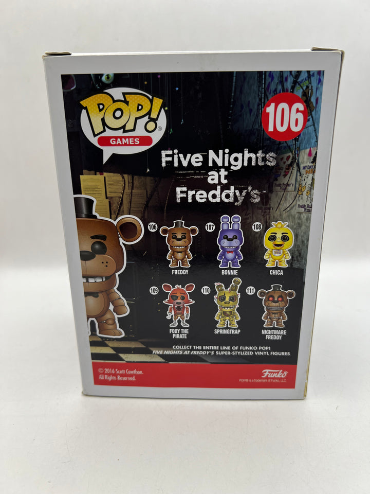 Funko Pop! #106 Five Nights at Freddy's - Freddy (Flocked B&N Exclusive)