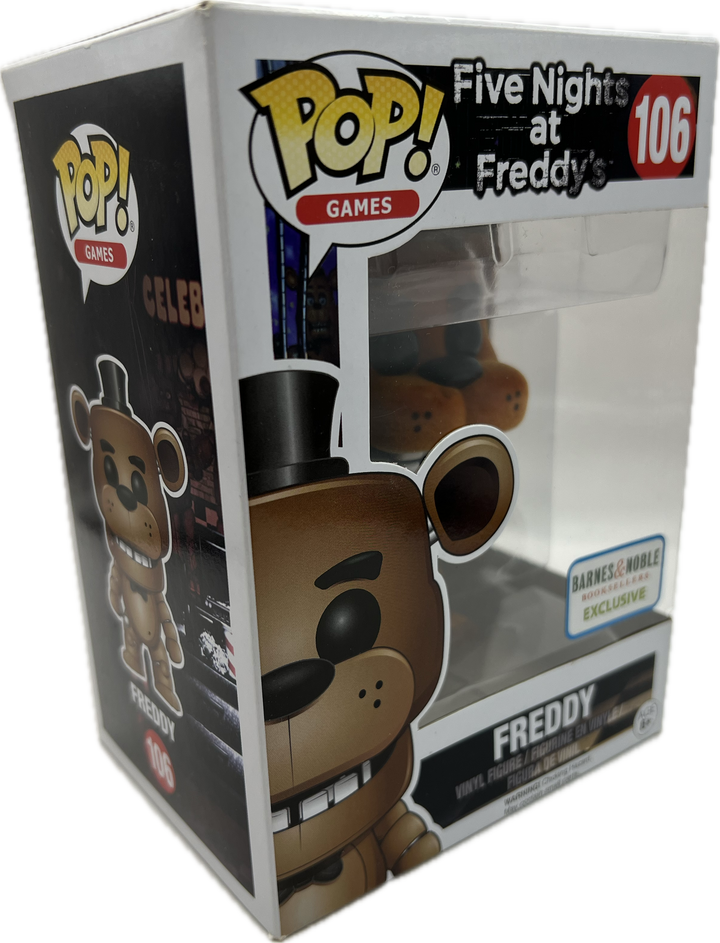 Funko Pop! #106 Five Nights at Freddy's - Freddy (Flocked B&N Exclusive)