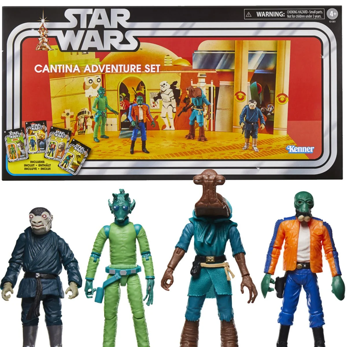 スターウォーズ　オールドケナー カンティーナアドベンチャーセット Star Wars The Vintage Collection Cantina Adventure Set 3 3/4-Inch
