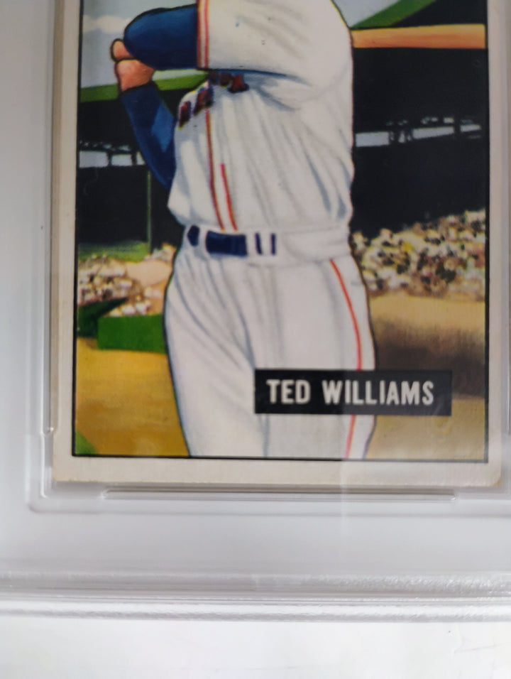 1951 Bowman Baseball Ted Williams PSA 4