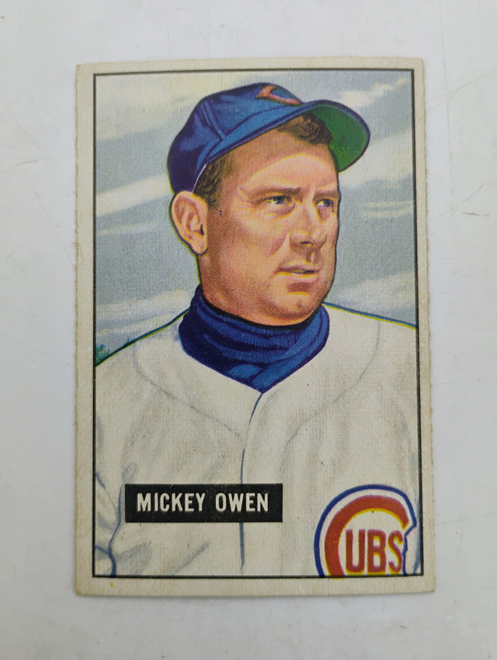 1951 Bowman Mickey Owen