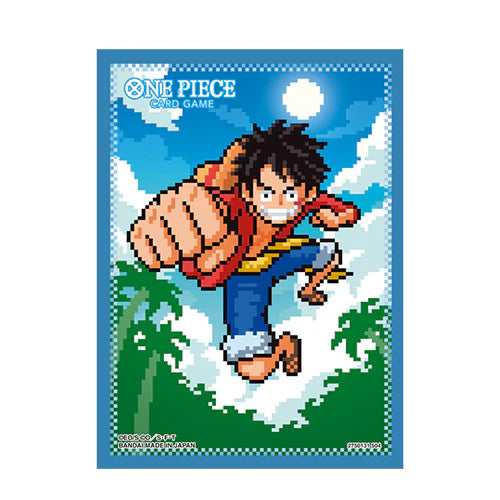 One Piece TCG: Official Card Sleeves Set 8 - Monkey.D.Luffy (Pixel Art)(70Ct)