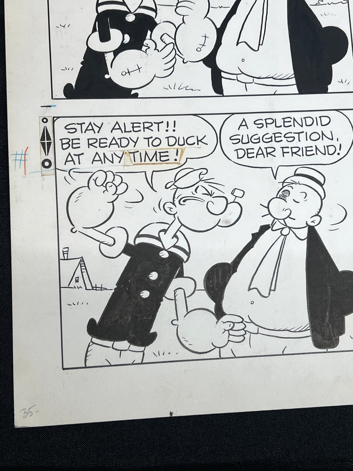 Popeye by Bud Sagendorf Sunday Strip (2/12/1967)