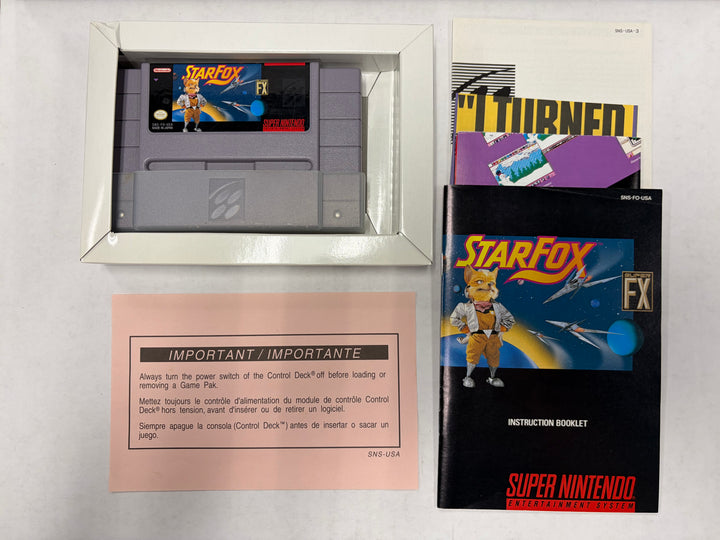 Super Nintendo: StarFox (Boxed)
