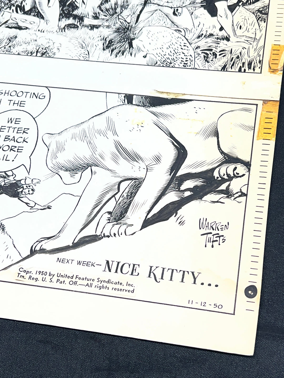 Casey Ruggles by Warren Tufts Sunday Strip (11/12/1950)