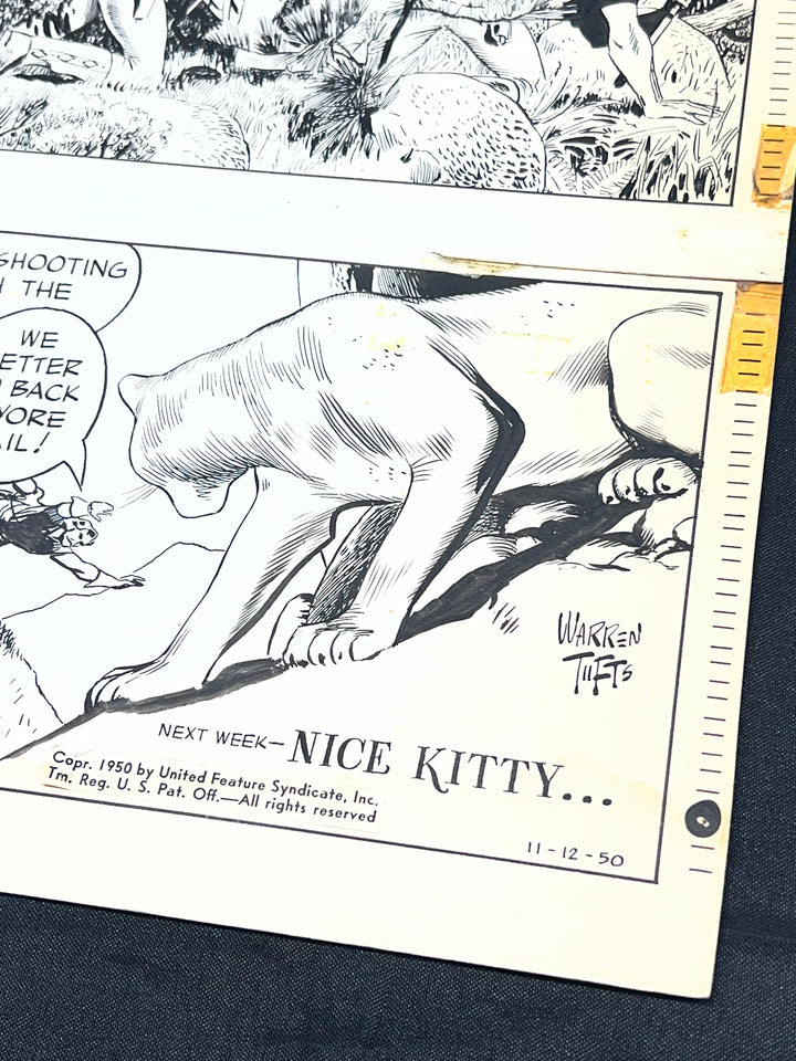 Casey Ruggles by Warren Tufts Sunday Strip (11/12/1950)