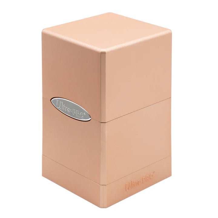 Ultra Pro Deck Box: Satin Tower 100+ - Metallic Rose Gold
