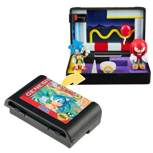Console Heroes: Sega Genesis Sonic the Hedgehog 3 Cartridge Diorama Playset