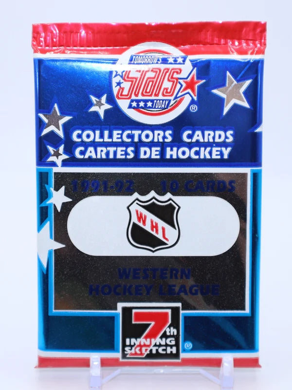 1991-92 WHL 7th Inning Sketch Tomorrow's Stars Sealed Pack