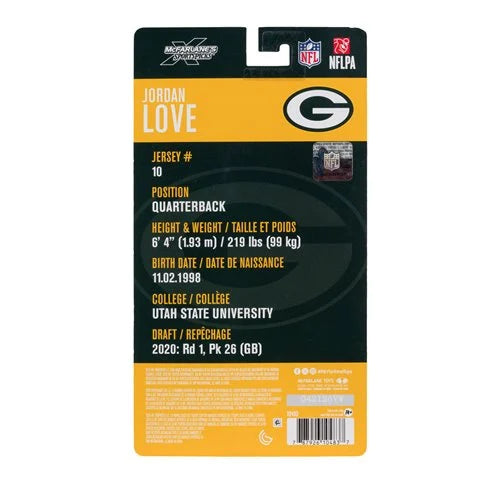 NFL McFarlane SportsPicks Wave 1 Green Bay Packers Jordan Love 6-Inch Action Figure