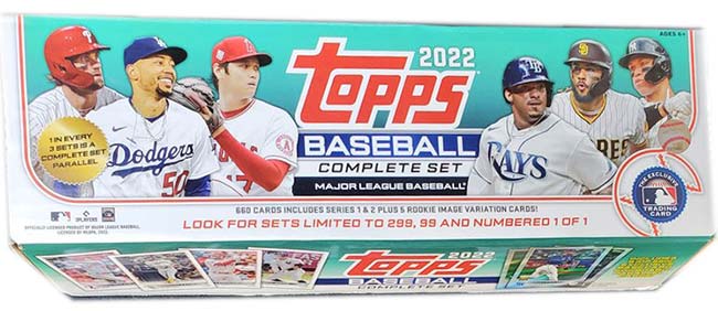 2022 Topps Baseball Complete Factory Sealed Set Teal Box
