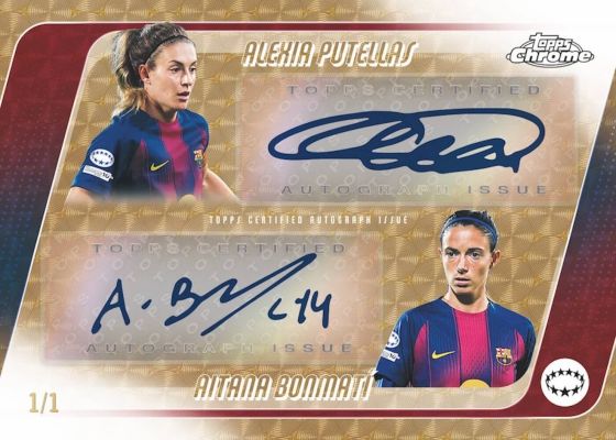2025-26 Topps Chrome Women's Soccer Single Pack