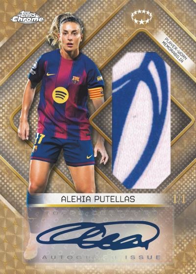 2025-26 Topps Chrome Women's Soccer Single Pack
