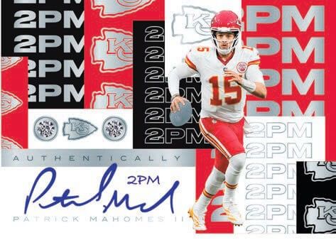 2025 Panini Authentically Mahomes Icon Blaster Box