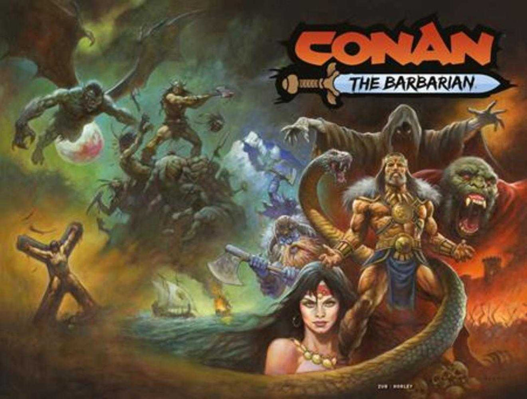 Conan The Barbarian #25 Cvr A Alex Horley Wraparound (MR)