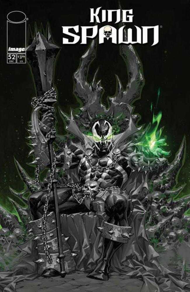 King Spawn #52 Cvr B Kael Ngu B&W Var