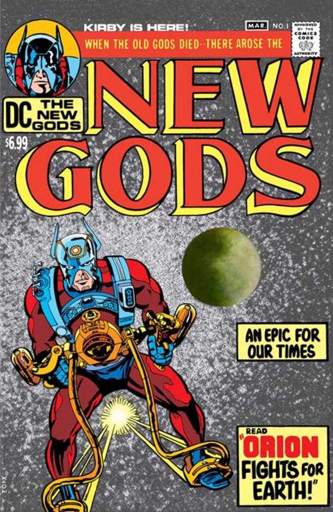 New Gods #1 Facsimile Edition Cvr B Jack Kirby Foil Var