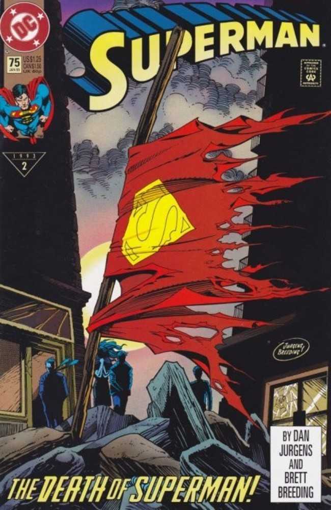 Superman #75 Facsimile Edition Cvr B Dan Jurgens Foil Var