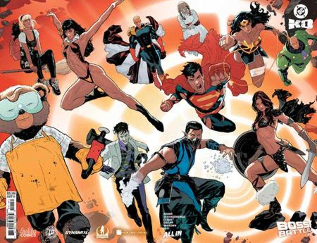 DC K.O. Boss Battle #1 (One Shot) Cvr E Jeff Spokes Wraparound Card Stock Var