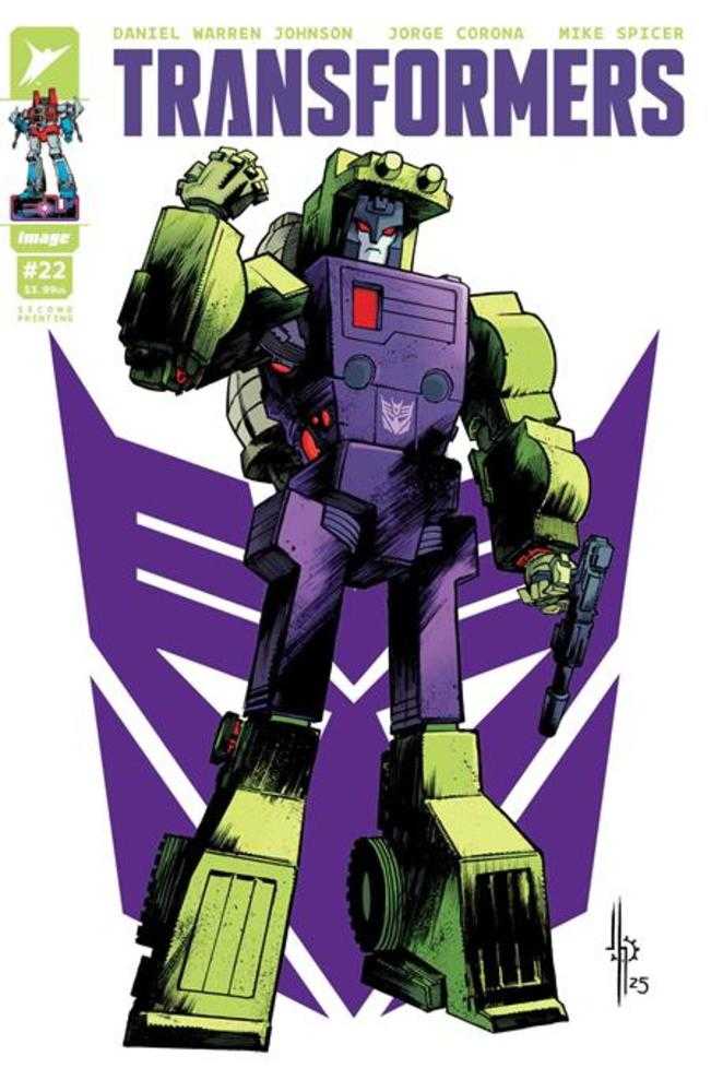 Transformers #22 2nd Ptg Cvr A Jason Howard Decepticon Cvr