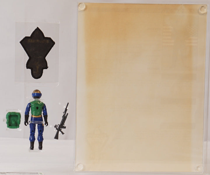 G.I. Joe - Series 11 - 1992 Hasbro G.I. Joe Loose Action Figure & Filecard - Steel Brigade Mail-Away (With Patch) CAS 80+