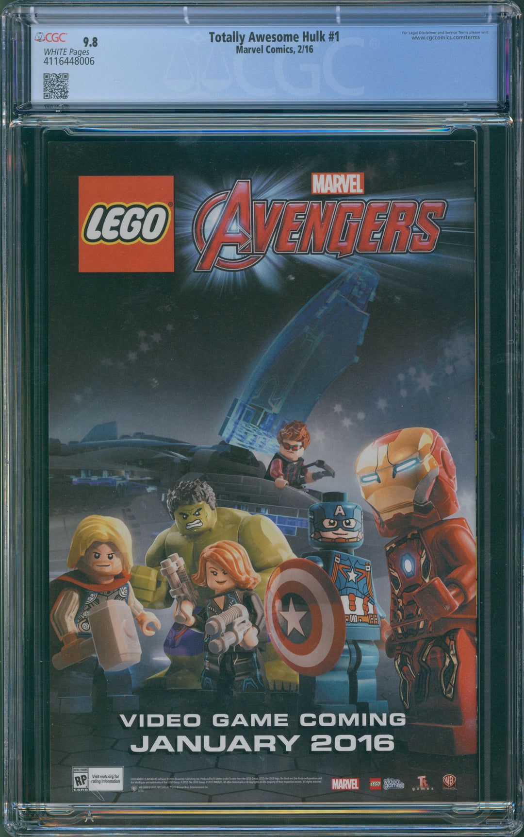 Totally Awesome Hulk #1 CGC 9.8