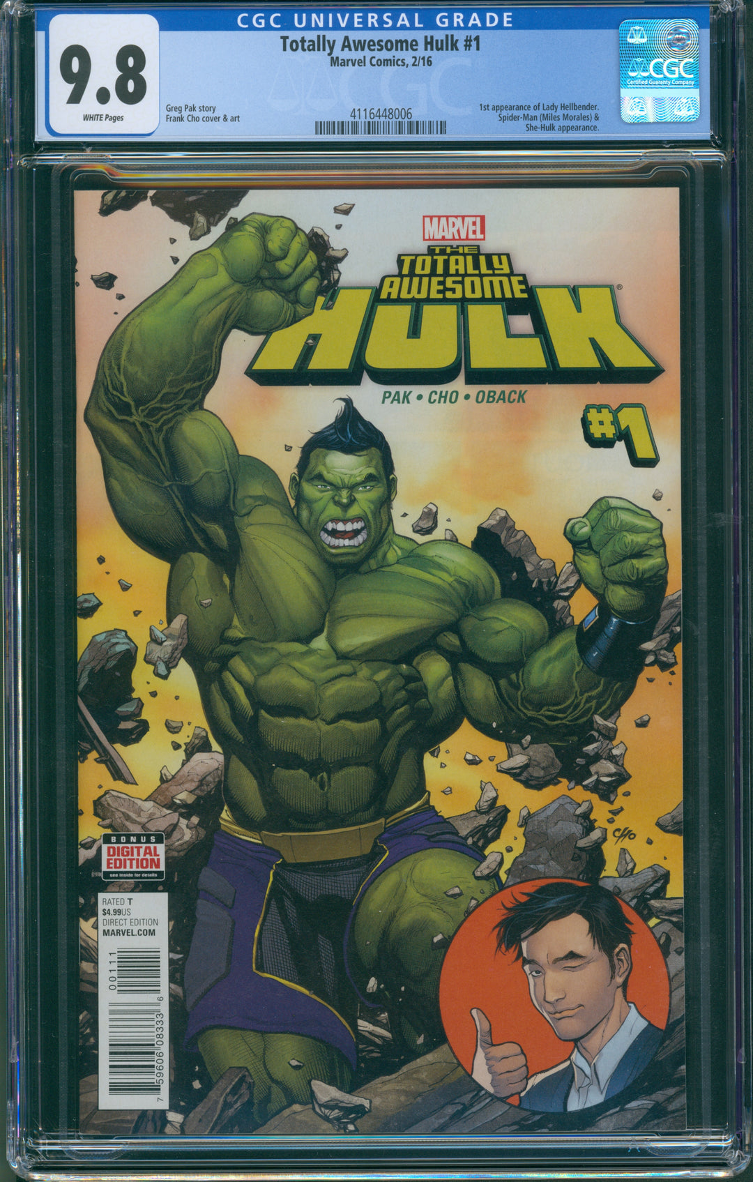 Totally Awesome Hulk #1 CGC 9.8