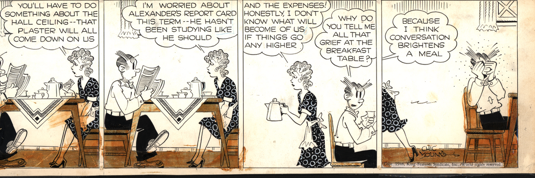 Blondie by Chic Young (1/21/1948)