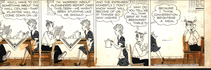 Blondie by Chic Young (1/21/1948)