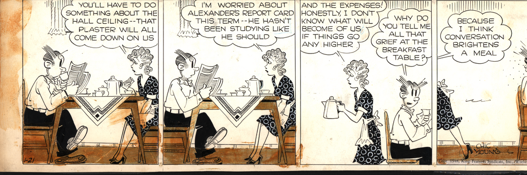 Blondie by Chic Young (1/21/1948)