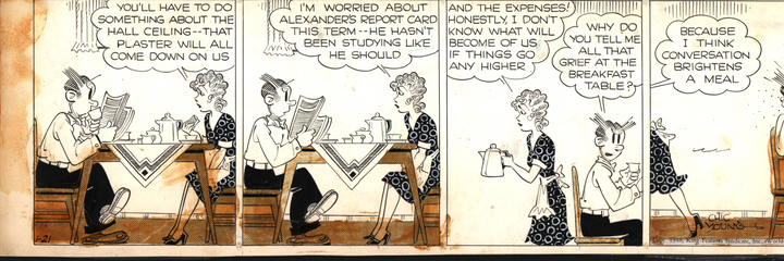 Blondie by Chic Young (1/21/1948)