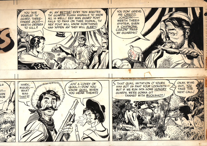 Casey Ruggles by Warren Tufts Sunday Strip (11/12/1950)
