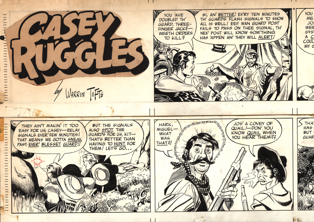 Casey Ruggles by Warren Tufts Sunday Strip (11/12/1950)