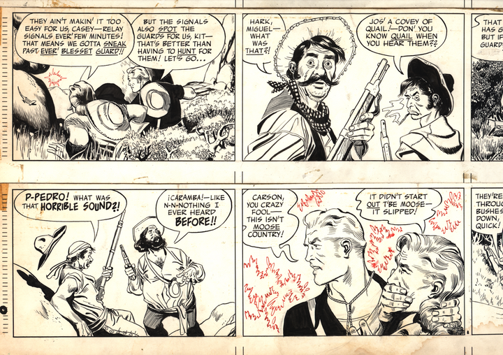 Casey Ruggles by Warren Tufts Sunday Strip (11/12/1950)