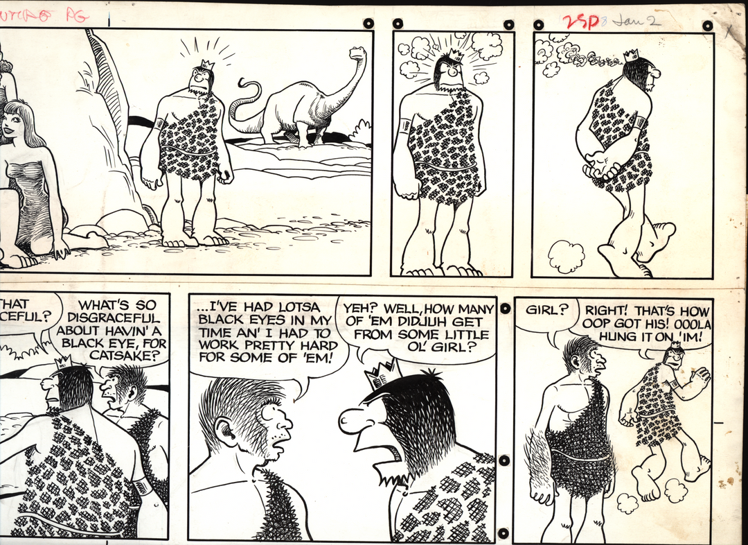 Alley Oop by V.T. Hamlin Sunday Strip (1/2/1966)