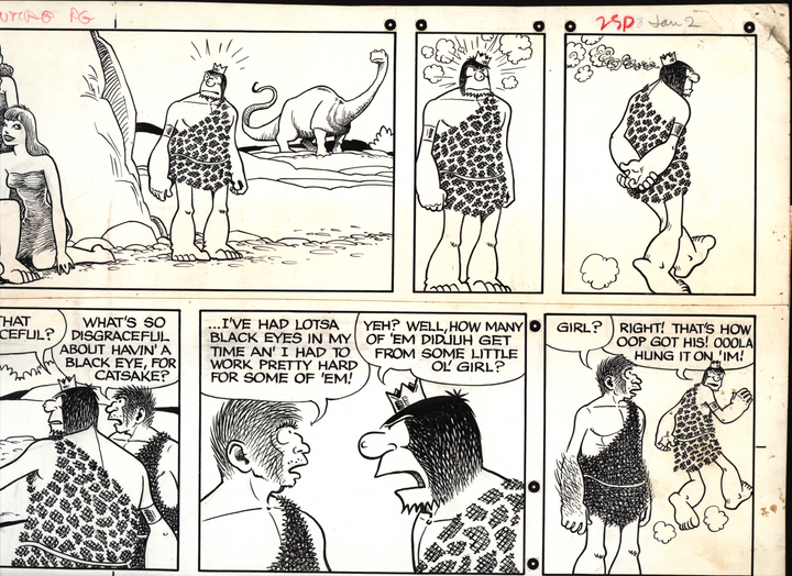 Alley Oop by V.T. Hamlin Sunday Strip (1/2/1966)