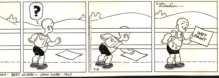 Henry by John Liney Daily Strip (7/8/1961)