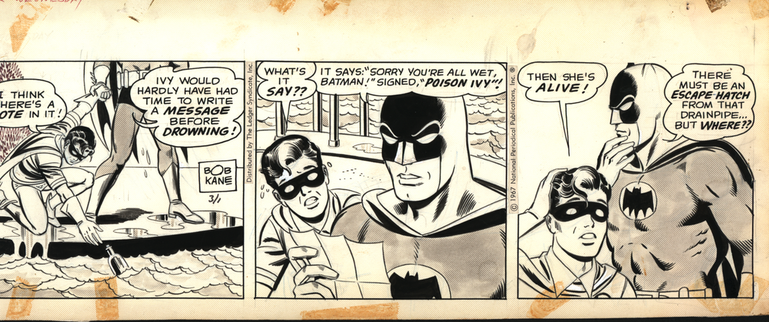 Batman by Bob Kane/Joe Giella Strip (3/1/1967)
