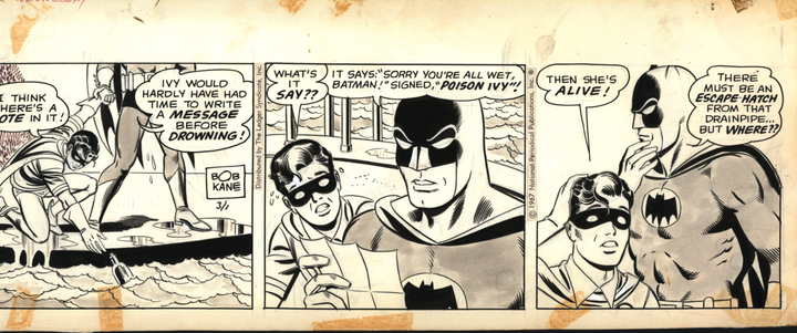 Batman by Bob Kane/Joe Giella Strip (3/1/1967)
