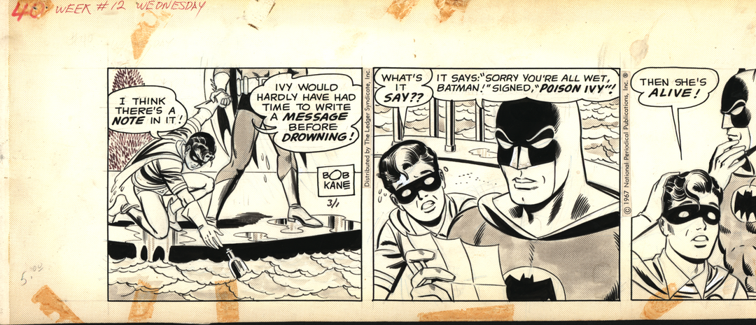 Batman by Bob Kane/Joe Giella Strip (3/1/1967)