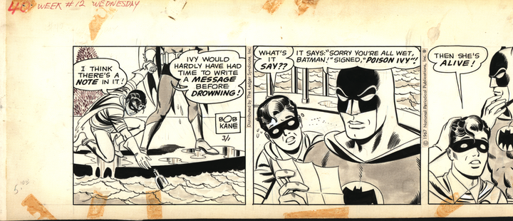 Batman by Bob Kane/Joe Giella Strip (3/1/1967)