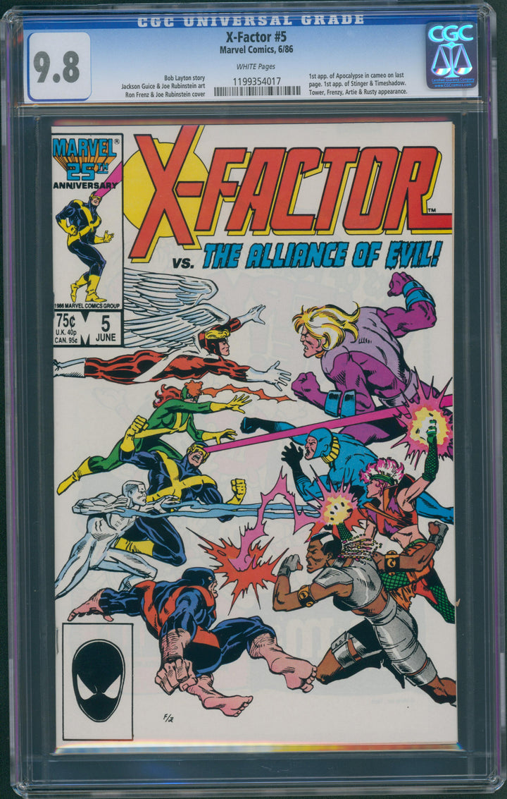 X-Factor #5 CGC 9.8