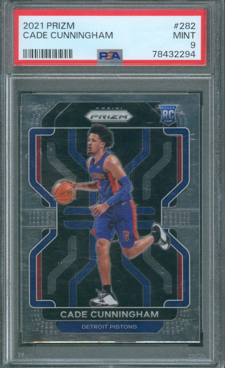 2021 Panini Prizm Basketball Cade Cunningham #282 PSA 9 Mint