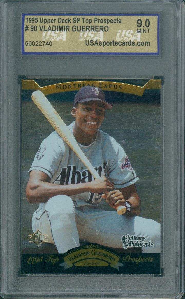 1995 Upper Deck SP Top Prospects Vladimir Guerrero #90 USA 9