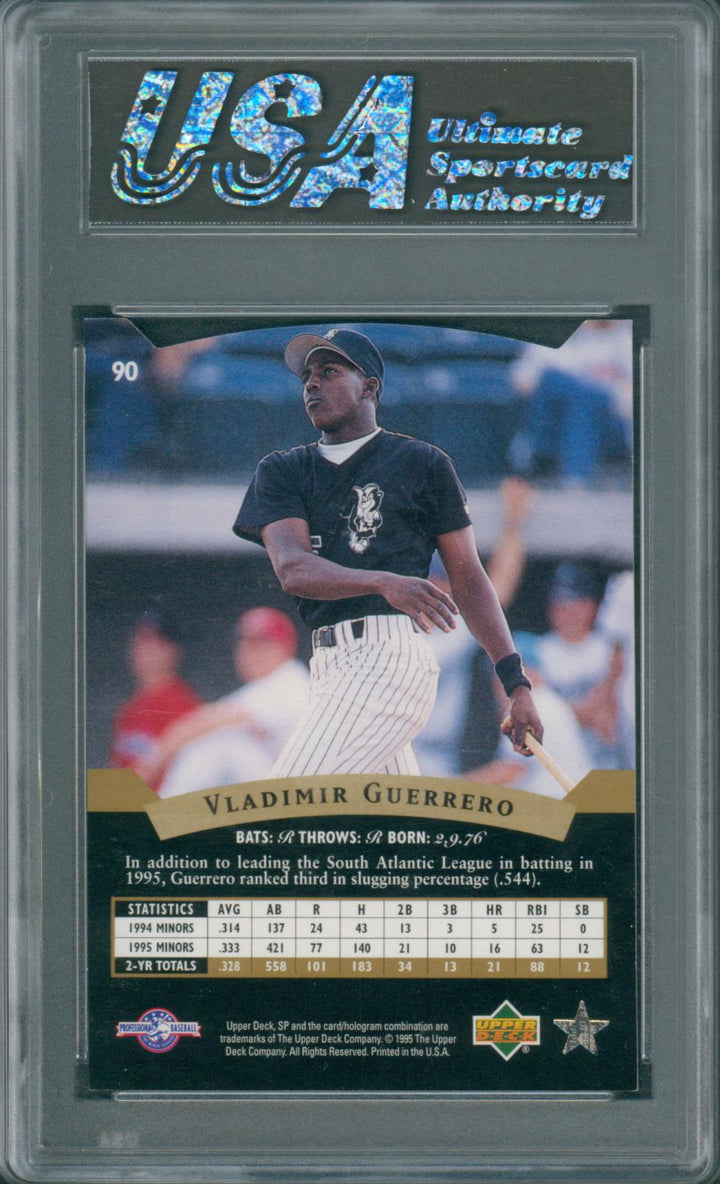 1995 Upper Deck SP Top Prospects Vladimir Guerrero #90 USA 9
