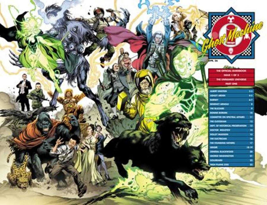 Ghost Machine The official Guidebook #1 (of 5) Cvr C Ivan Reis & Danny Miki Wraparound Var