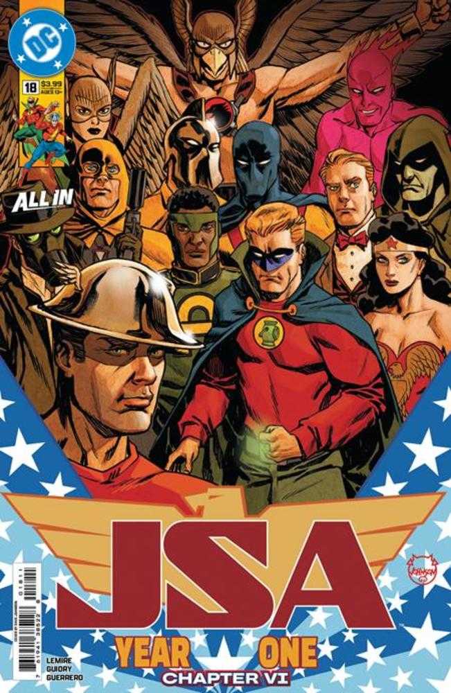 Jsa #18 Cvr A Dave Johnson