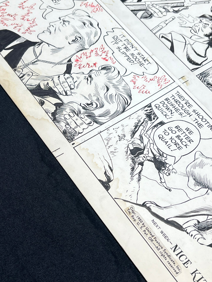 Casey Ruggles by Warren Tufts Sunday Strip (11/12/1950)